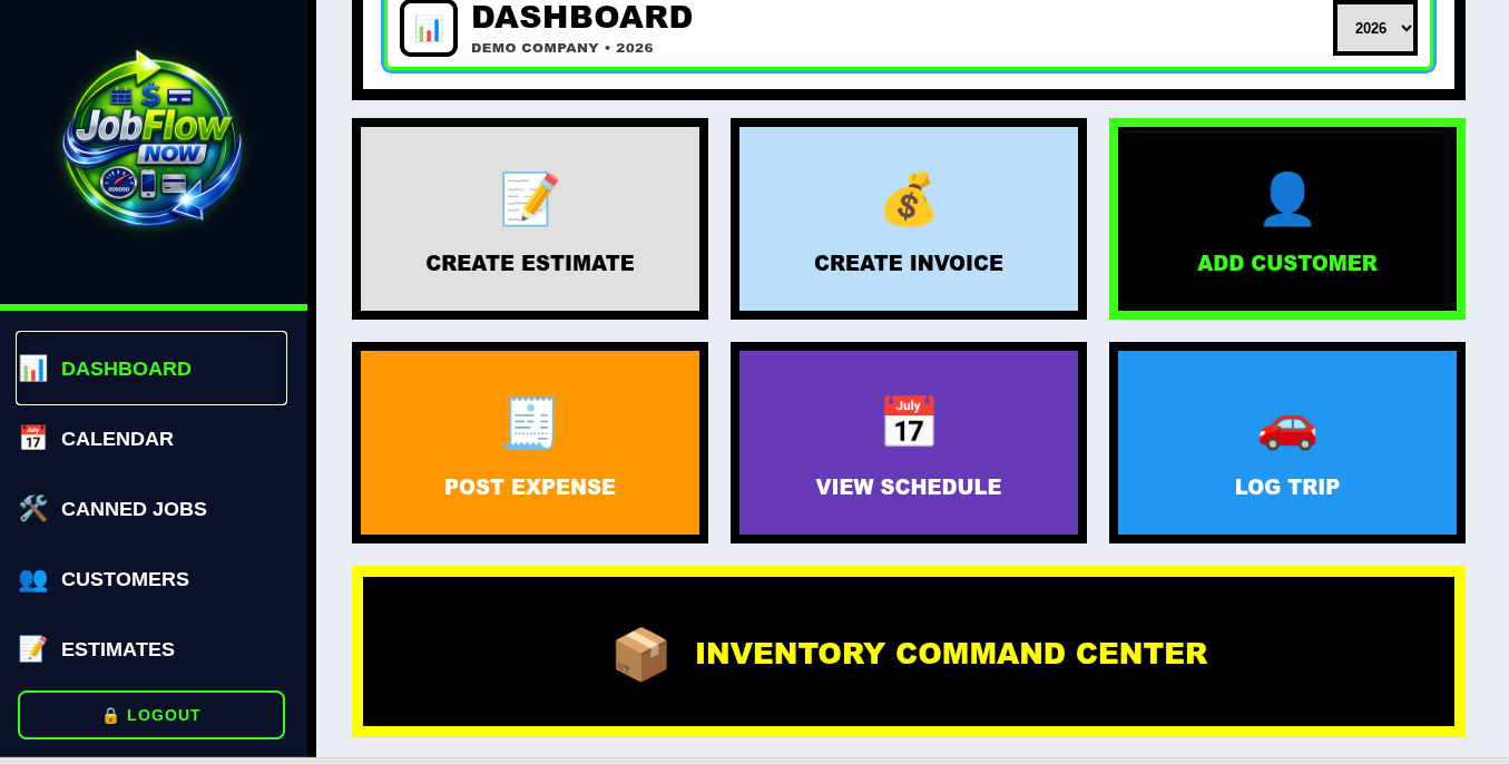 Dashboard Speed Buttons